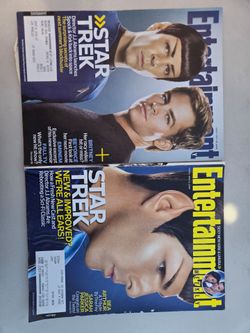 Bundle of 2 Entertainment weekly STAR TREK