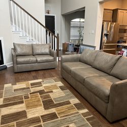 Leather Sofa And Loveseat For Sale