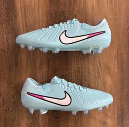 Nike Tiempo Legend 10 Elite FG Prism Pack Blue Men Size 8.5 Soccer Cleats   DV4328-401 New
