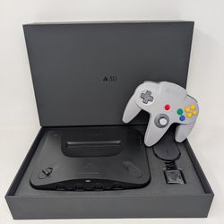 Analogue 3D Nintendo 64 N64 Console 4K (Black) w/ NSO Wireless N64 Controller