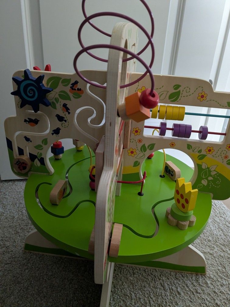 Montessori Manhattan Toy - Wooden Activity Center- Tree Top