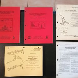 Vintage us army artillery manuals