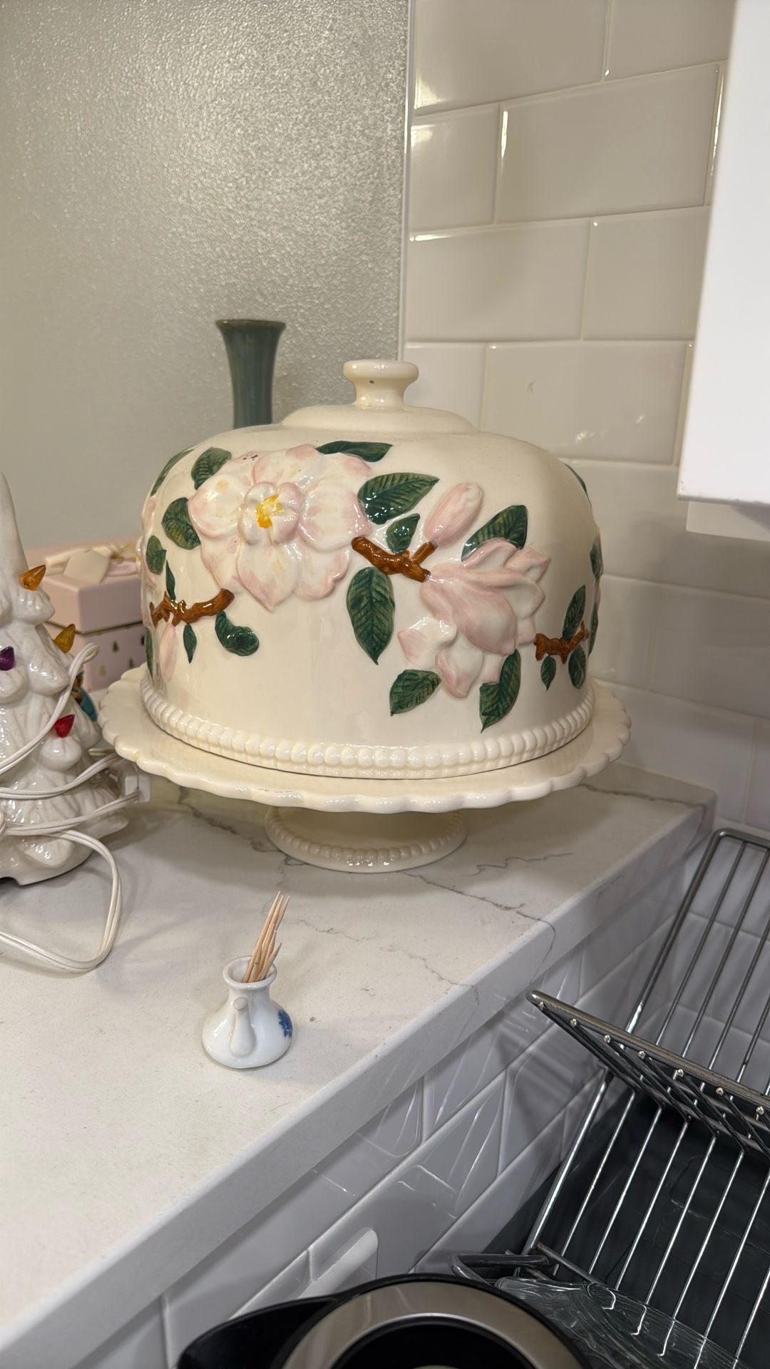 Floral Cake Stand