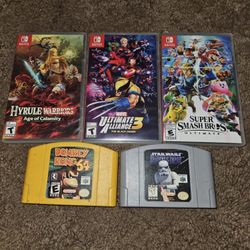 Nintendo Switch and N64 games
