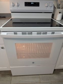 GE electric stove glass top