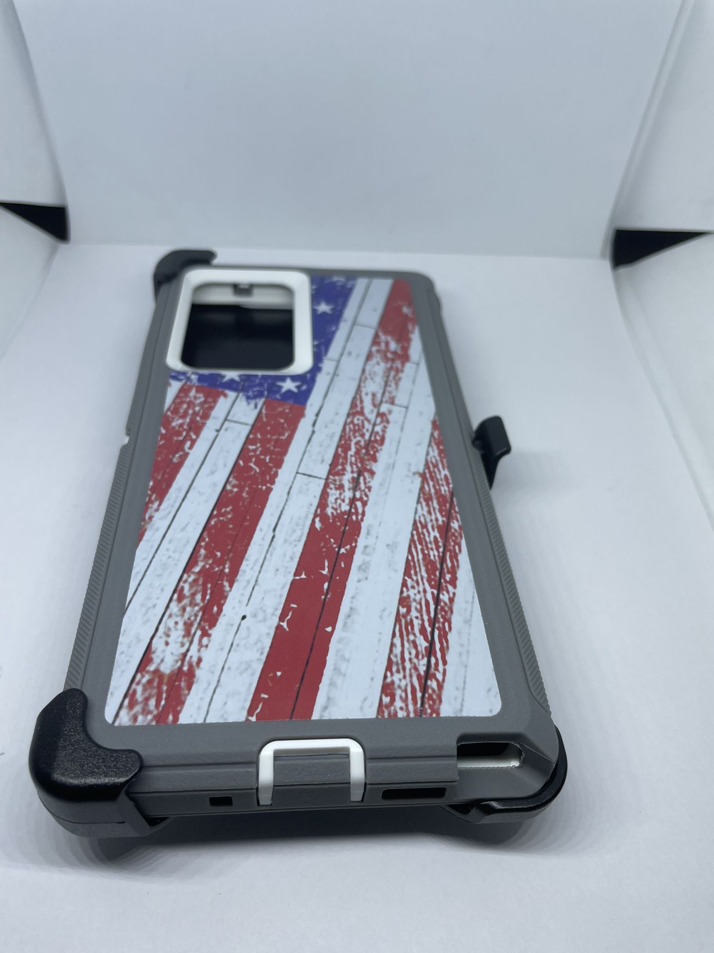 For Samsung Galaxy Note 20 USA Camouflage Belt Clíp Case
