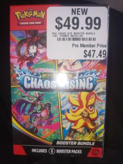 Pokemon Chaos rising  booster bundle