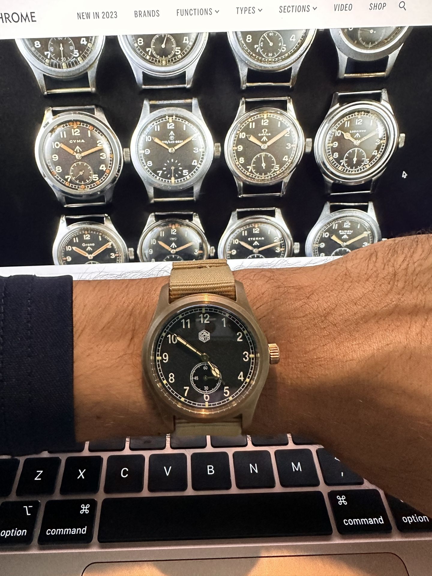 Dirty Dozen Watch Bronze Homage SanMartin
