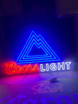 Coors light neon LED