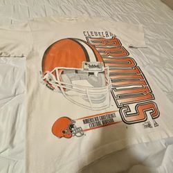 Cleveland Browns NFL Football Vintage 1995 Riddell T-Shirt