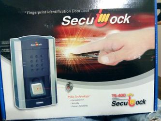 Seculock Ts-400 Fingerprint Identification Door Lock