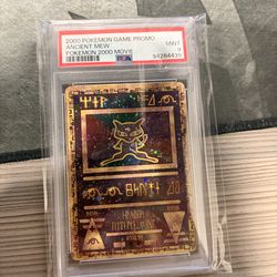 PSA 9 Ancient Mew Pokémon Movie Promo Holo Slab