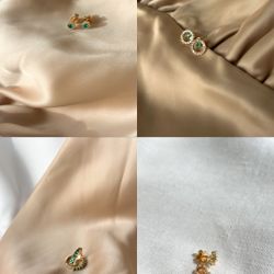 18K Gold Jewelry With Colombian Emeralds 