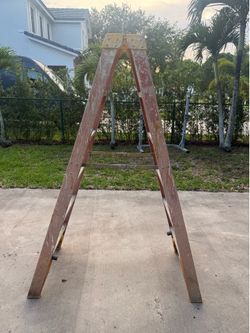 Werner 6ft 2 sided steps fiberglass ladder 🪜