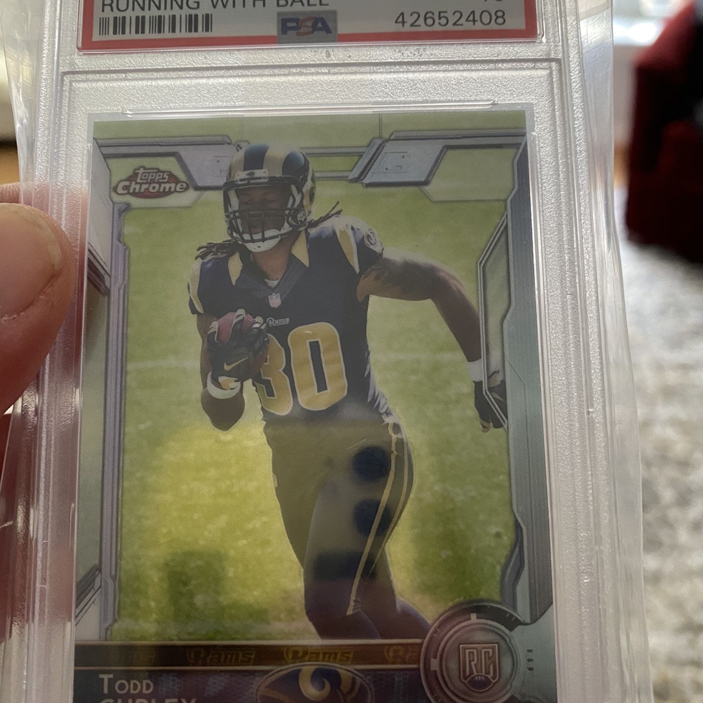 Todd Gurley Rookie Card Topps Chrome PSA 10 Gem Mint