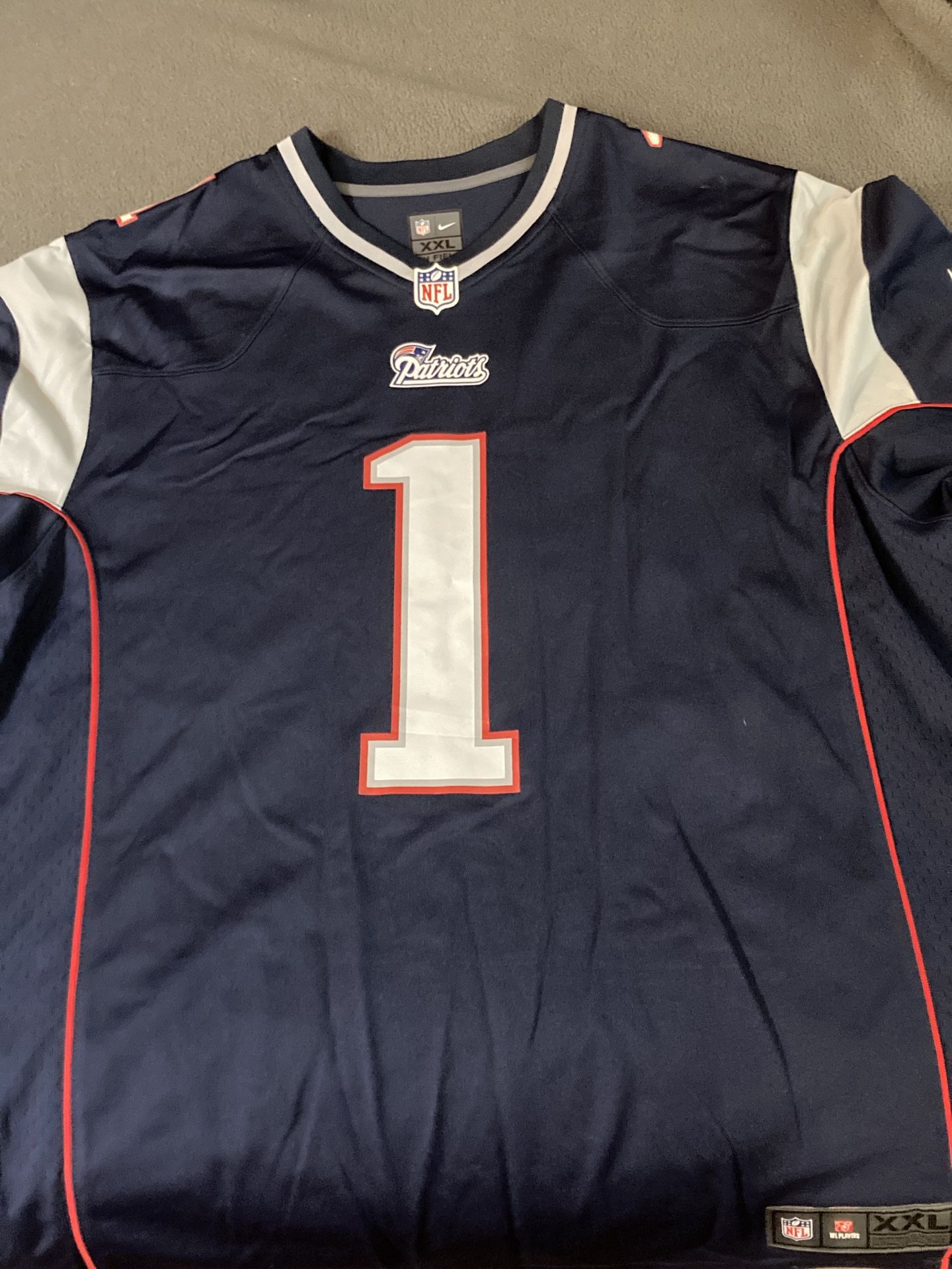 Patriots Doubront 1 Jersey Size XXL