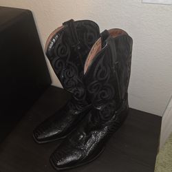 Dan Post dp26627 Ostrich Leather Cowboy Boots