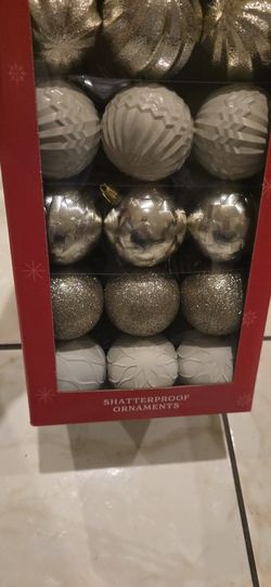 Shatterproof Ornaments 50 Ct