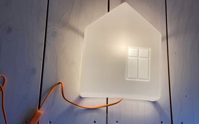 Ikeaw DRÖMHEM Children Room Wall Lamp White Soft Mood Light Harry's House Style
