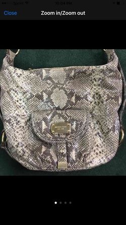 Michael Kors snakeskin purse