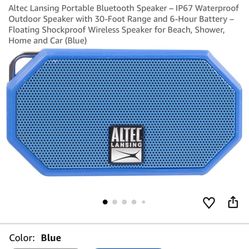 Aztec Landing Speaker Blue