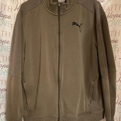 Puma Men's Full-Zip Track Jacket,  Size L
