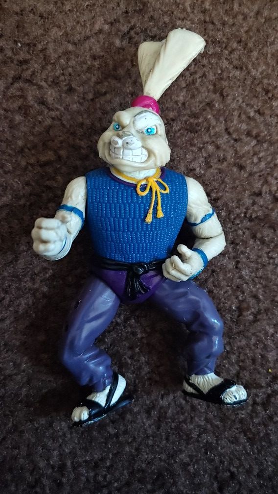 1989 Usagi Yojimbo Rabbit TMNT Action Figure Playmates Toys