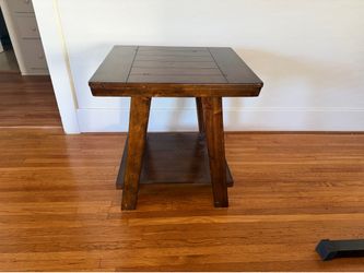 Small Wood Side Table $50