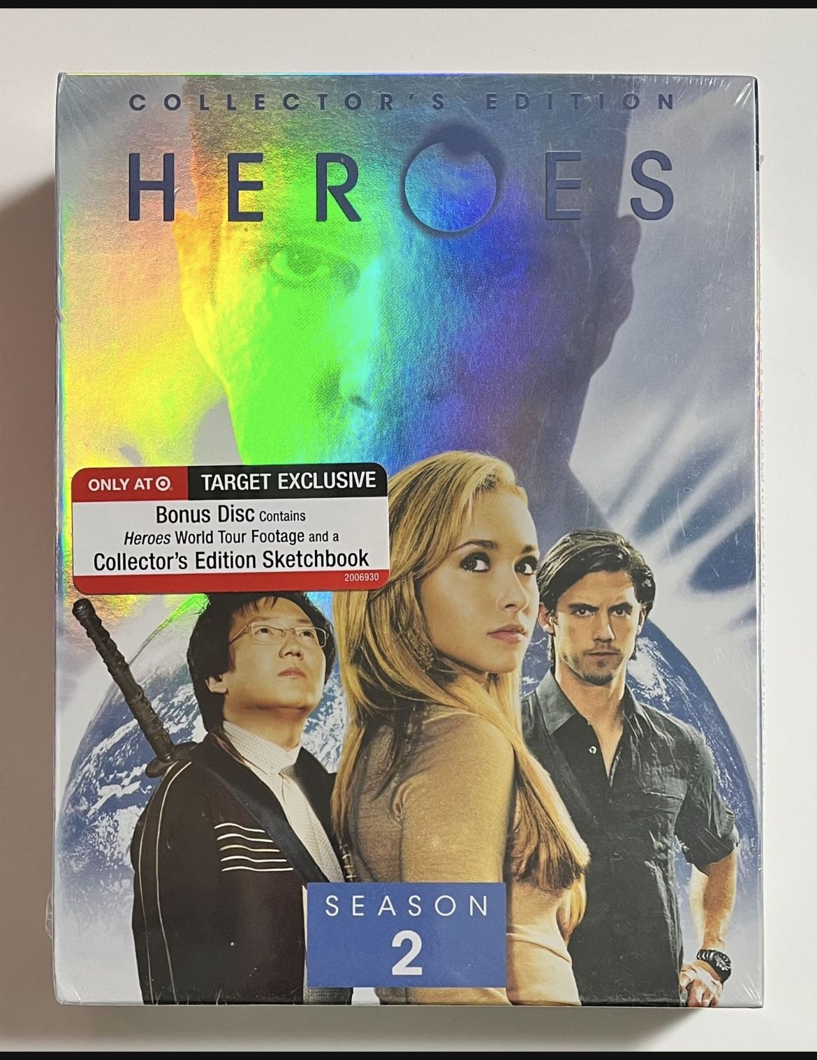 HEROES: Season 2/Two (Collector’s Edition DVD) 4-Disc Set, Only At Target Exclusive with Bonus Disc and Sketchbook *NEW*