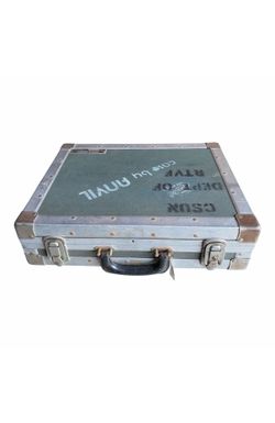 🔥 Vintage Anvil Road Case CSUN RTVF Equipment Transport Case USA Serial B-103974🔥