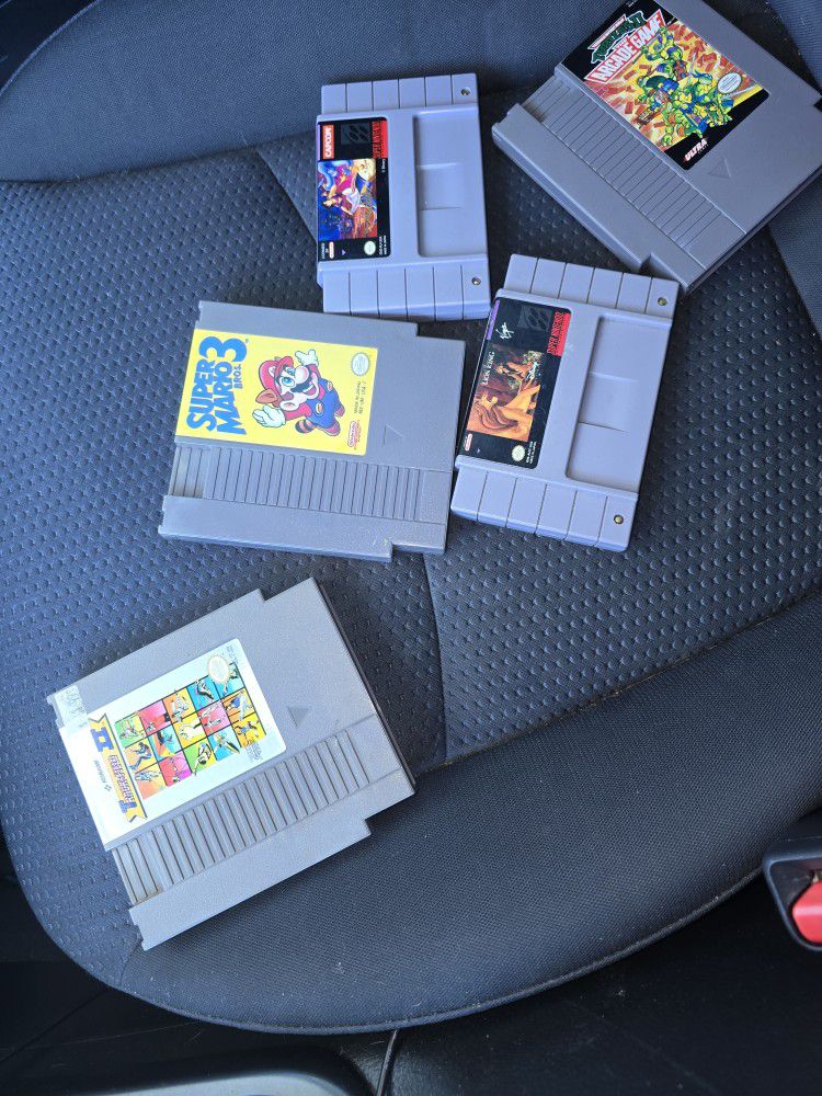 Snes And Nes Games 