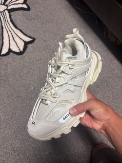 Size 13 white balenciaga tracks