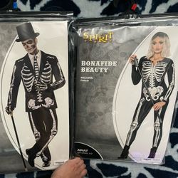 Couple costume Skeletons