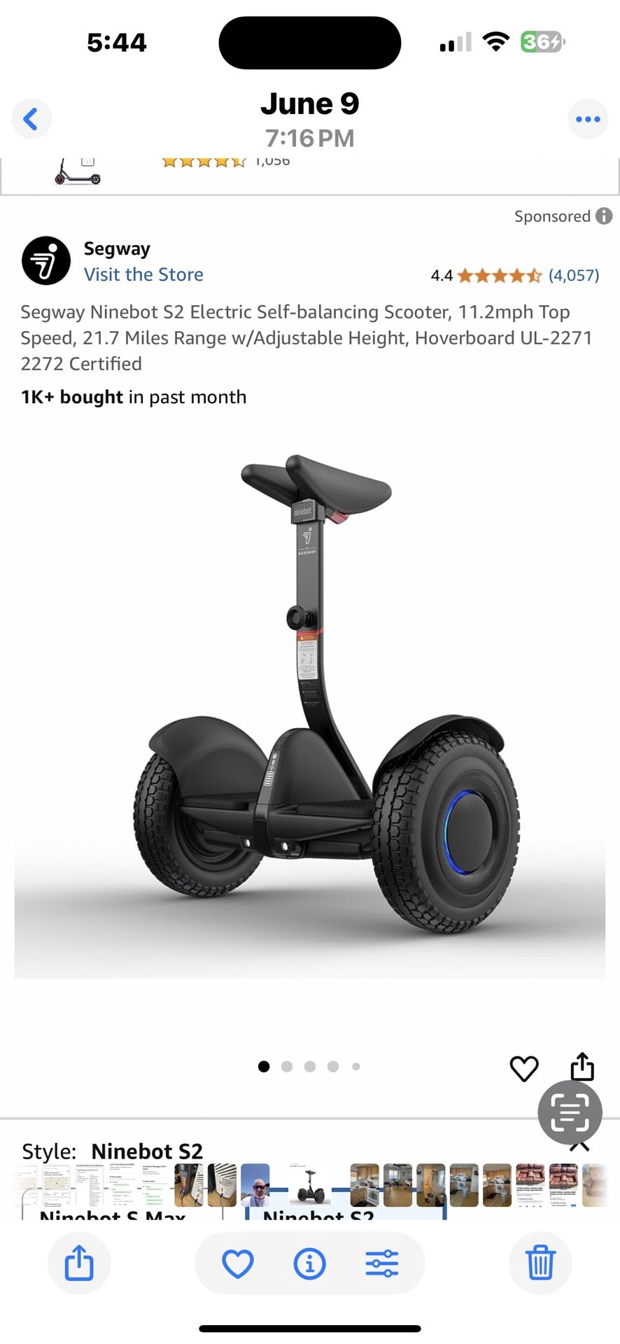 Used Only Once Brand New Segway