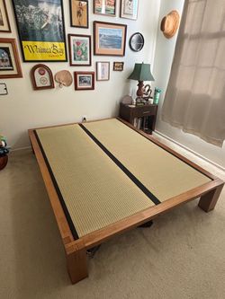 Japanese Twin Platform Bed Frame Tatami Mat