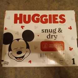 Huggies Snug And Dry Size 1 Diapers