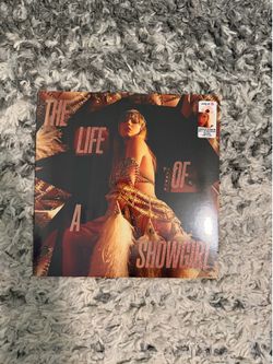Taylor Swift The Life Of A Showgirl Pink Shimmer Vinyl Target Exclusive W-Poster
