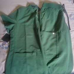 Green Scrubs Women Medium