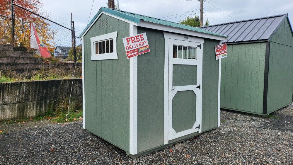 6x8 Utility Shed $3830 + Tax
