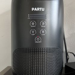 PARTU Air Purifiers for Home with Aromatherapy, True HEPA Air Purifier with Lock Set, Quiet Air Cleaner for Dust, Smoke, Pets Dander, Pollen, Odors BS