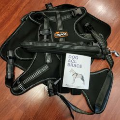  LISPOO Dog Knee Brace for Torn ACL CCL Tear Or Sprain Of Knee 