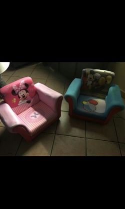 Minnie and mickey couches
