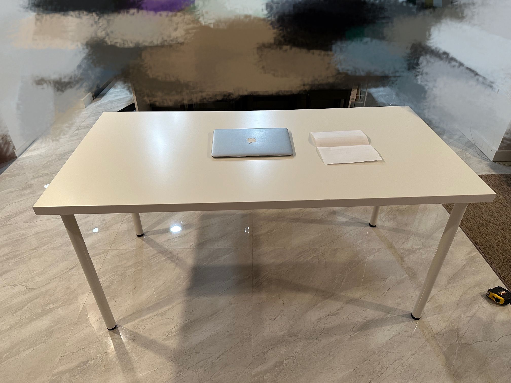 IKEA Linnmon Tabletop White with 4 legs