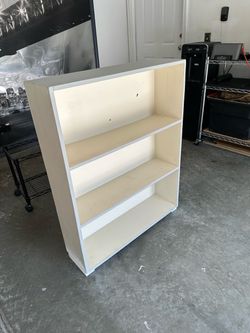 Heavy duty solid real wood bookcase
