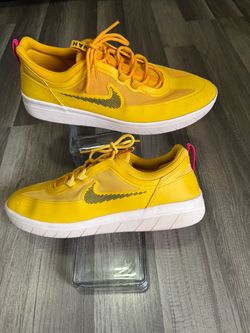 Nike SB Nyjah Free 2 Yellow Sneakers size 11.5