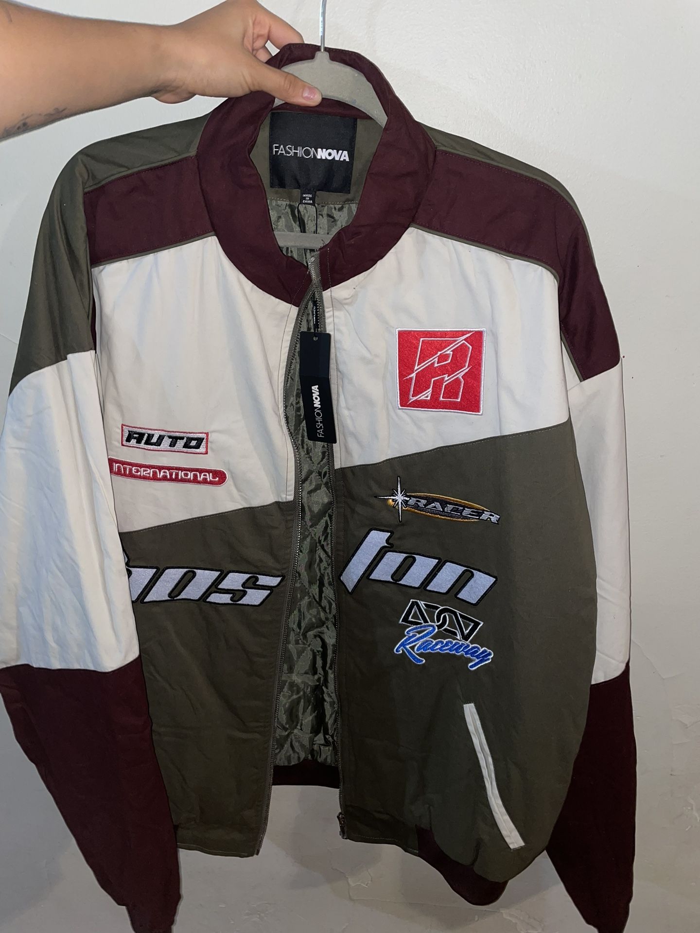 Oversize Vintage Racer Jacket XL