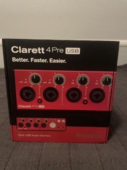 Audio Interface (Clarett 4Pre)