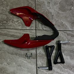 Ducati Panigale v4 v4s rear passenger set