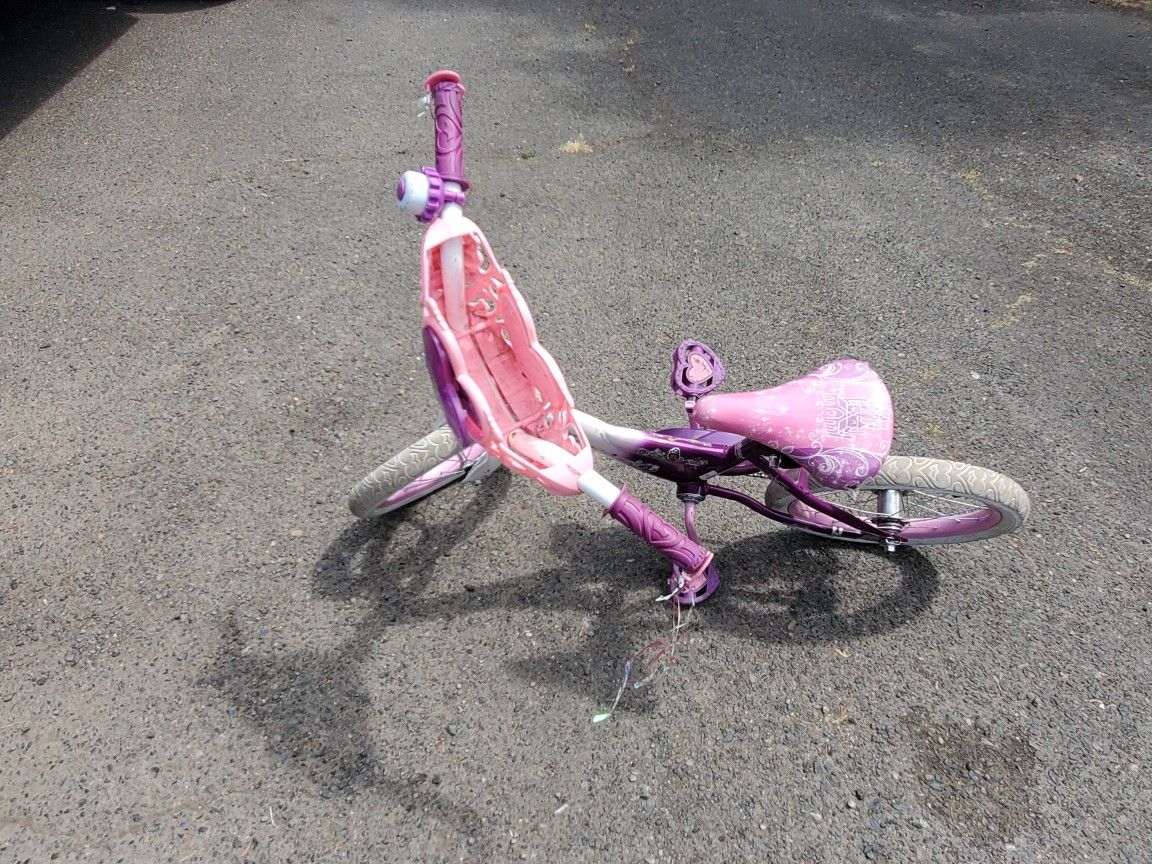 Girl bicycle $10 and scooters $30 each