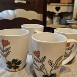 Corelle Mandarin Flower pattern  Cups 